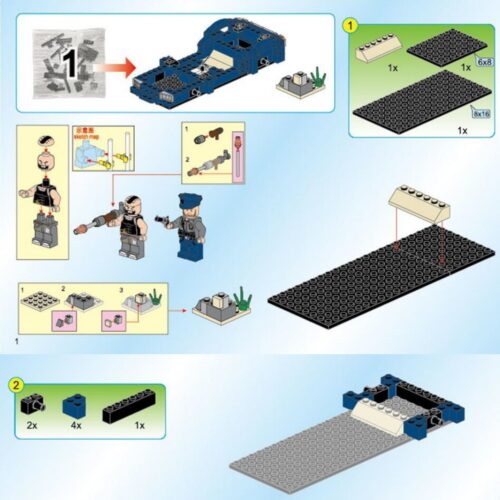 Cảnh Sát: Thám Tử Xuất Kích Enlighten 1910 sách hướng dẫn Enlighten 910 Xe cảnh sát thám tử