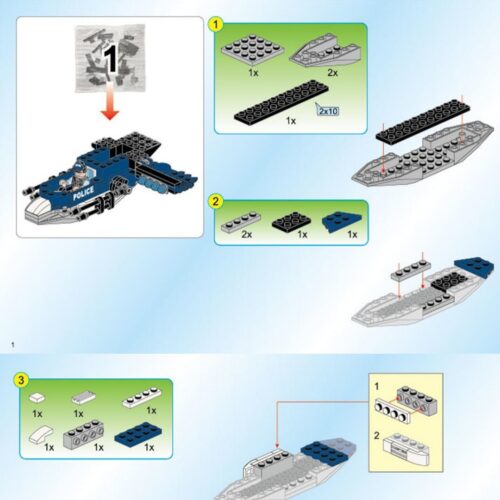 Biệt Đội Cảnh Sát: Nhiệm Vụ Bí Mật Enlighten 1911 sách hướng dẫn lắp ráp