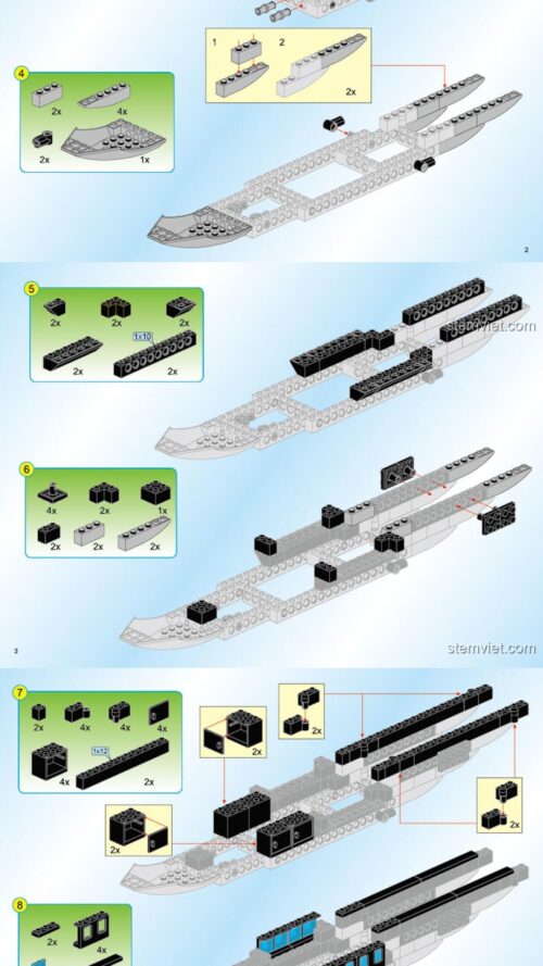 Trực thăng quân sự Enlighten 1917 hướng dẫn lắp ráp Enlighten 1917 Trực thăng quân sự