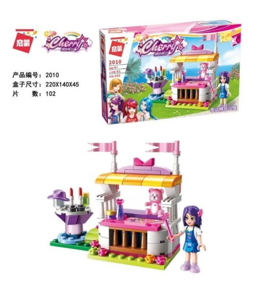 Bộ lắp ghép Ngôi Nhà Boutique May Mắn Enlighten 2010, đồ chơi lắp ghép Cửa Hàng Boutique May Mắn Qman 2010, bộ xếp hình Mô Hình Cửa Hàng Đồ Chơi Keeppley 2010, hộp và mô hình hoàn chỉnh màu hồng đáng yêu cho bé gái 6 tuổi giá tốt.