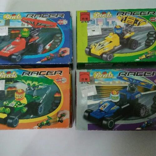 Bộ lắp ghép Xe Đua F1 Enlighten 213 giá rẻ, có động cơ kéo lùi, món quà hấp dẫn cho bé trai 6 tuổi.