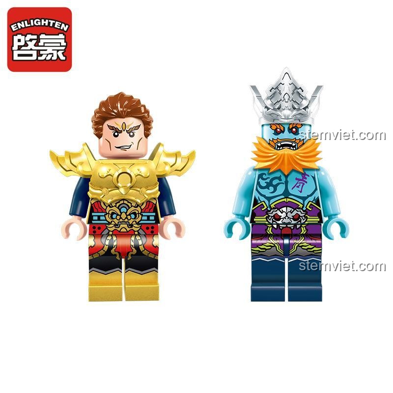 Đồ chơi mô hình 2202 Enlighten với 2 minifigure Dương Tiễn và Ma Lễ Thanh chi tiết, phù hợp bé trai 6 tuổi, giá tiết kiệm.