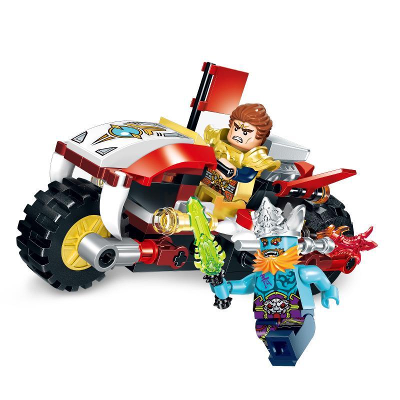 Bộ đồ chơi Enlighten 2202 Xe Tuần Tra Thần Khuyển của Dương Tiễn với 2 minifigure, phù hợp bé trai 6 tuổi, giá tốt.