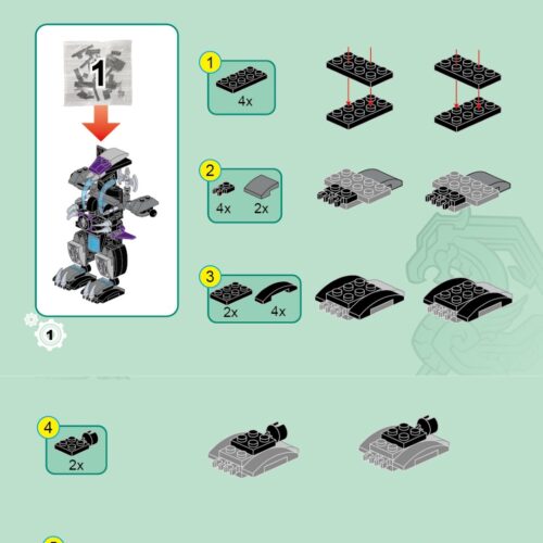 Sách Hướng Dẫn Lắp Ráp Robot Ma Sư Enlighten 2206 Người Máy Quỷ