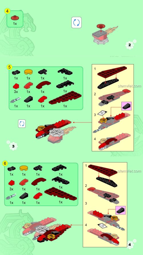Xe Mô Tô Ma Âm Enlighten 2207 hướng dẫn lắp ráp Enlighten 2207 Xe Mô Tô Ma Âm Phong Thần Chiến