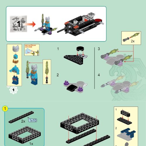 Sách Hướng Dẫn Lắp Ráp Xe Khoan Đất Địa Đạo Enlighten 2208 - sách lắp ghép Enlighten 2208 Xe Khoan Đất Địa Đạo