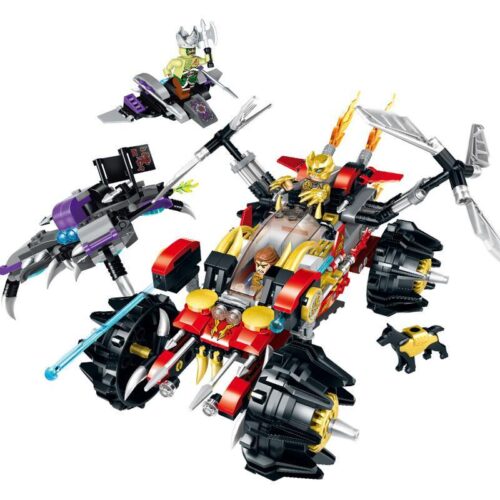 Bộ lắp ghép Dương Tiễn Phục Ma Enlighten 2213 với 3 minifigures và 2 mô hình chiến đấu, đồ chơi mô hình chất lượng cao cho bé trai 6 tuổi, giá tốt.