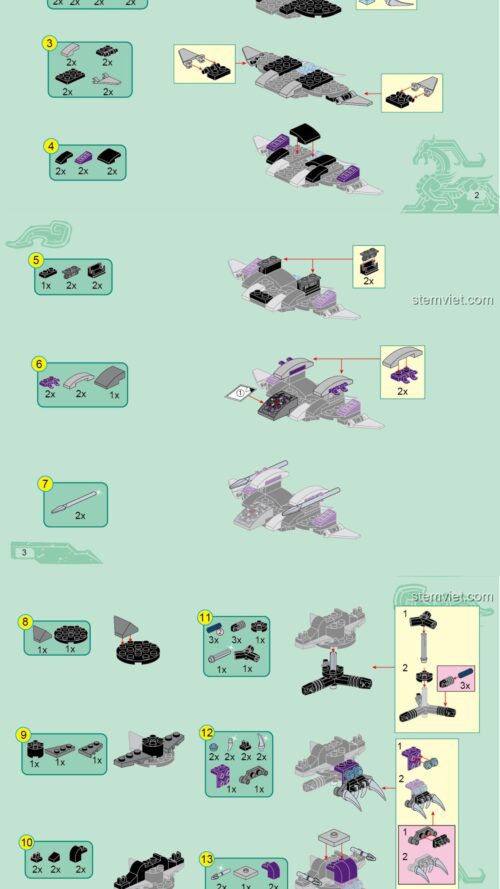 Dương Tiễn Enlighten 2213 sách lắp ghép Enlighten 2213 Chiến thần Dương Tiễn