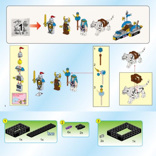 Vũ Khí Bí Mật Của Người Lùn - Cuộc Chiến Vinh Quang Enlighten 2308 sách lắp ghép Enlighten 2308 Xe Chiến Đấu Người Lùn