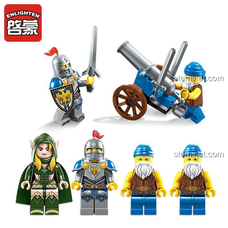 Hộp đồ chơi lắp ráp Enlighten 2311 Song Đầu Long Thức Tỉnh, bộ lắp ghép Enlighten chất lượng cao, giá tốt cho bé trai 6 tuổi.