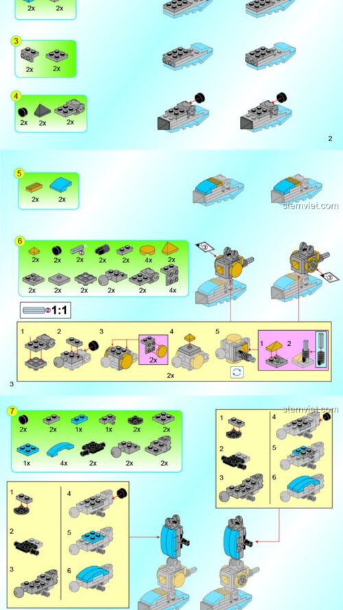 Robot Hiệp Sĩ Enlighten 2313 hướng dẫn lắp ráp Enlighten 2313 Robot Hiệp Sĩ