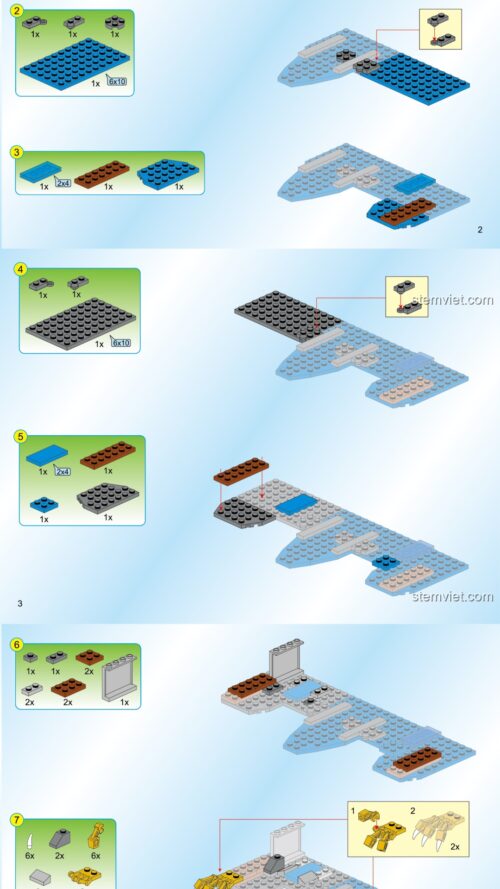Thành trì Hiệp sĩ Enlighten 2315 hướng dẫn lắp ráp Enlighten 2315 Thành trì Hiệp sĩ