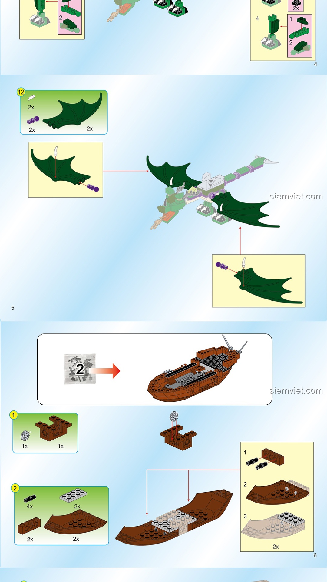Chiến Hạm Vinh Quang Enlighten 2316 sách hướng dẫn Enlighten 2316 Tàu Bay Chiến Đấu