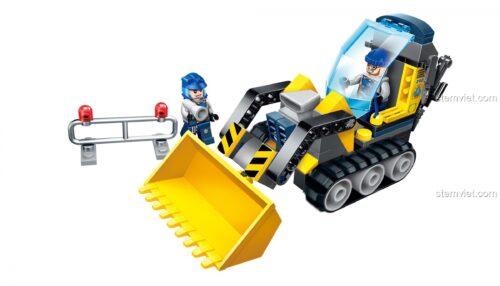 Mô hình Enlighten 2402 Xe Ủi Đá Đội Tinh Thạch, đồ chơi mô hình QMAN 2402 với 2 minifigure, phù hợp bé trai 6 tuổi, giá rẻ