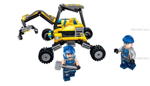 So sánh với mô hình LEGO Technic, thể hiện chất lượng tương đương của bộ lắp ghép Enlighten 2404.