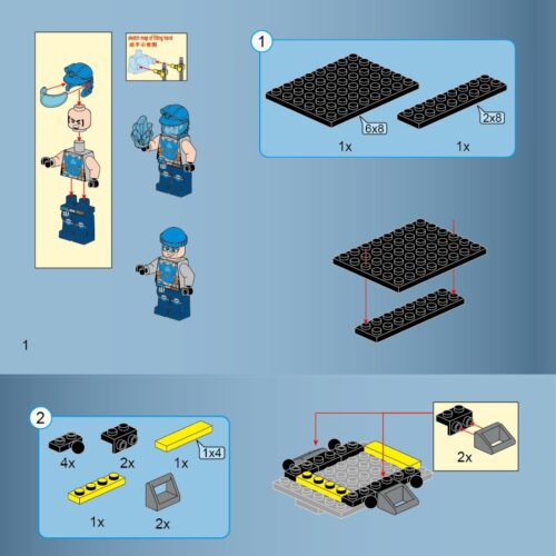 Máy Bay Vận Tải Thunderbird và Xe Đào Đội Tinh Thể Kyanite Squad Enlighten 2408 hướng dẫn Enlighten 2408 Máy bay vận tải Thunderbird