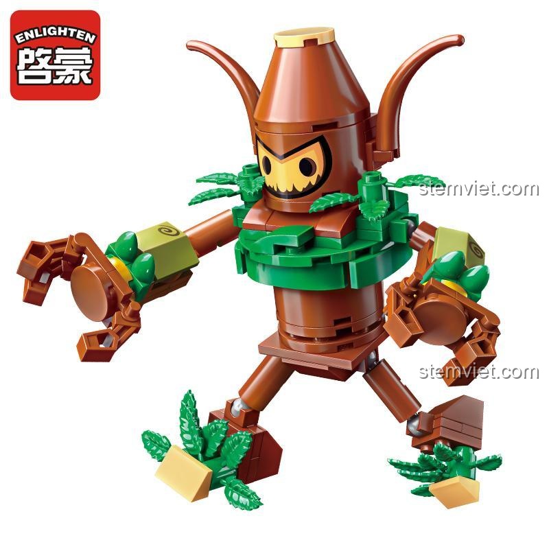 Mô hình Kháng Cự Người Cây Enlighten 2502, bộ lắp ráp Hồ Lô Huynh Đệ với khớp cầu linh hoạt, đồ chơi giáo dục sáng tạo cho bé trai, giá tiết kiệm.