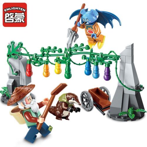 Bộ đồ chơi Hồ Lô Huynh Đệ: Lọt Vào Lưới Địch Enlighten 2503, tái hiện cảnh ông nội và các葫芦 bị bắt, phù hợp bé trai 6 tuổi, giá tốt.