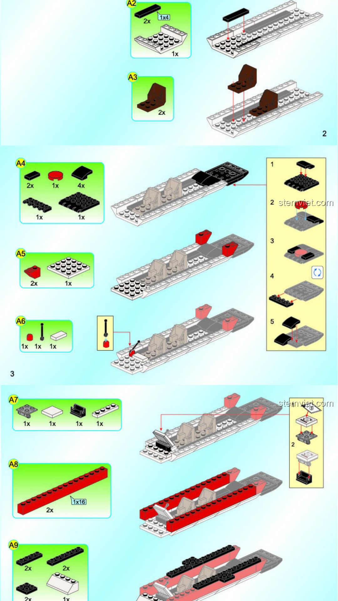 Máy bay ném bom Enlighten 2716 hướng dẫn lắp ghép Enlighten QMAN 2716 Máy bay chiến đấu