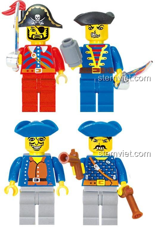 Bộ lắp ghép Enlighten 304 Tàu Hải Tặc Minh Châu, đồ chơi lắp ráp Thuyền Hải Tặc cho bé trai 6 tuổi, chất lượng cao, giá tiết kiệm.