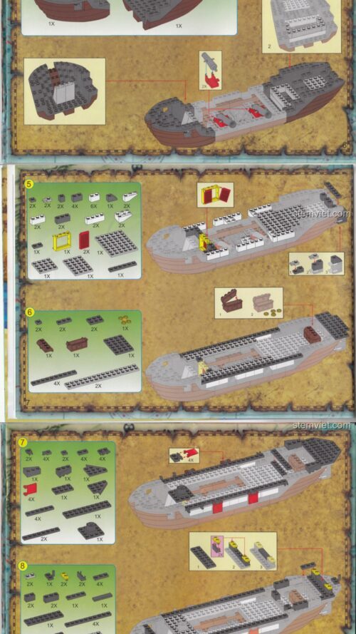 Tàu Hải Tặc Enlighten 307 hướng dẫn Enlighten QMAN 307 Tàu Cướp Biển PDF gốc chất lượng cao