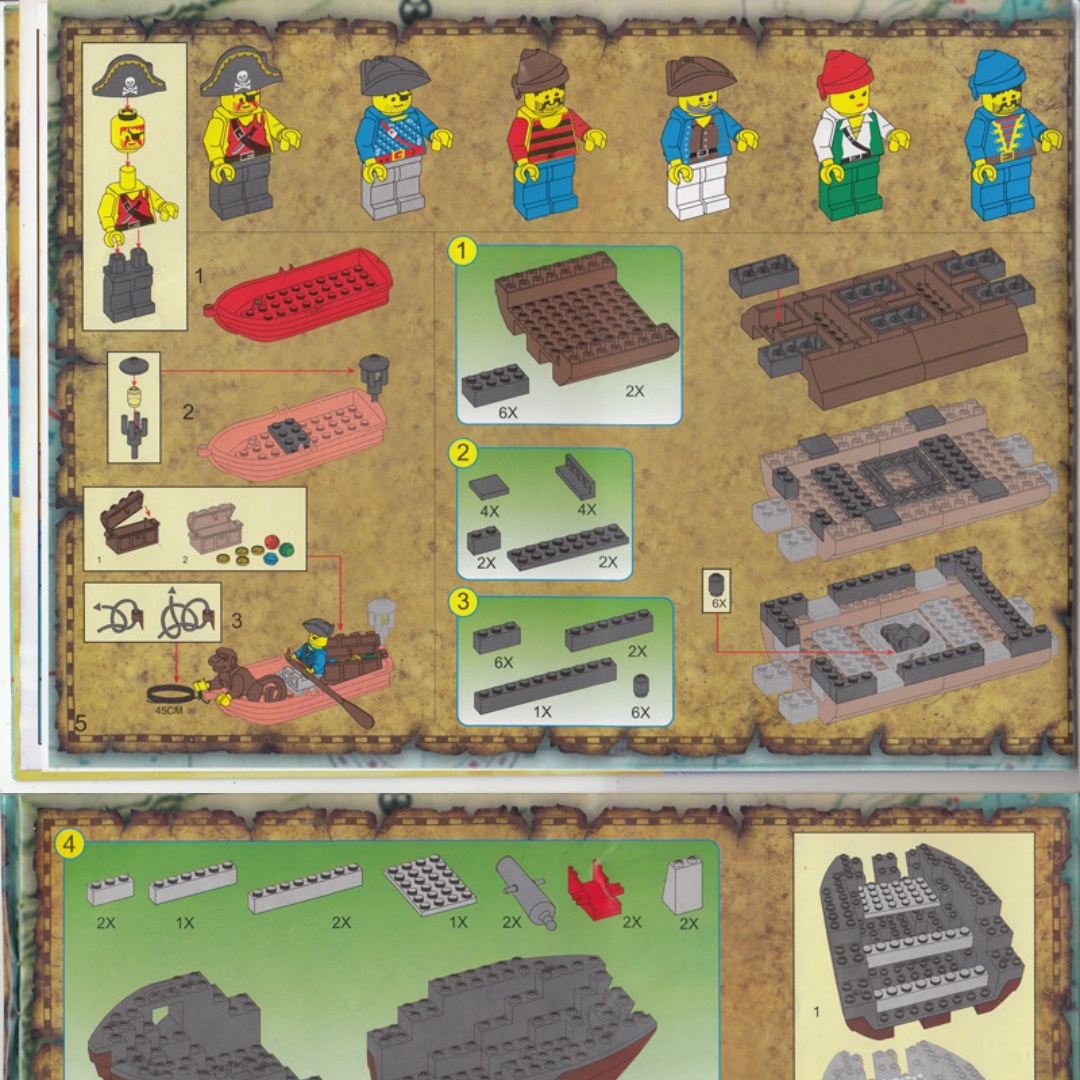 Tàu Hải Tặc Corsair Enlighten 307 hướng dẫn lắp ghép Enlighten ENLIGHTEN-307 Tàu Hải Tặc Corsair PDF gốc chất lượng cao