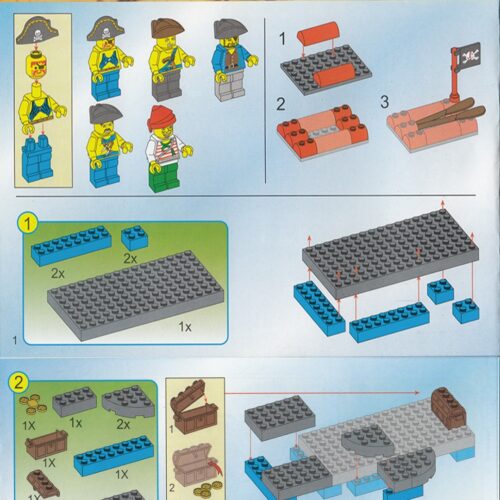 Thủy Trại Xương Sọ Hải Tặc Enlighten 309 hướng dẫn lắp ghép Enlighten 309 Thủy trại cướp biển