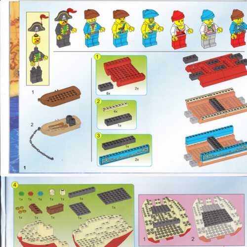 Tàu Hải Tặc Vua Biển Cả Enlighten 311 hướng dẫn lắp ráp Enlighten 311 Thuyền Hải Tặc