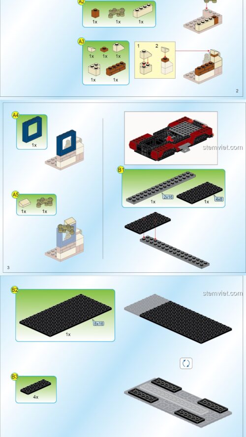 Xe Jeep Quân Sự Enlighten 3203 hướng dẫn lắp ráp Xe Jeep Chuyên Dụng sách hướng dẫn Enlighten 3203 Xe Jeep Quân Đội