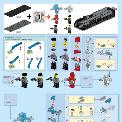 Xe Bán Tải Trọng Lực Rồng Độc Đội Power Squad Enlighten 3406 sách hướng dẫn lắp ráp Enlighten 6 Xe Bán Tải Trọng Lực