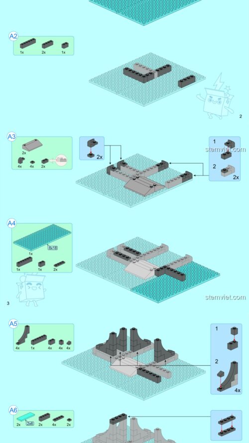 Trụ sở Bạch Tuộc Octonauts Enlighten 3716 hướng dẫn Enlighten 3716 Trụ sở Bạch Tuộc Octonauts
