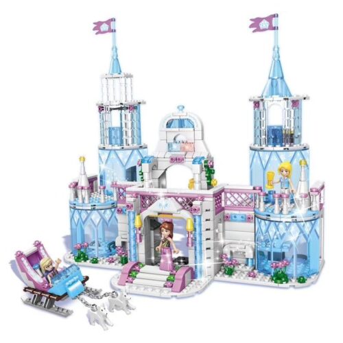 Bộ lắp ghép Enlighten 50010 Lâu đài Băng Tuyết Mơ Ước cho bé gái 6 tuổi, chất lượng cao, giá tốt