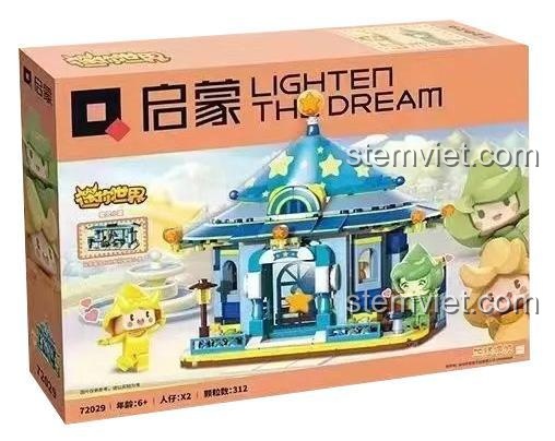 Hộp đồ chơi Enlighten 72029 Ngôi Nhà Phép Thuật, bộ xếp hình Ngôi Nhà Cổ Tích chất lượng cao, phù hợp bé gái 6 tuổi.
