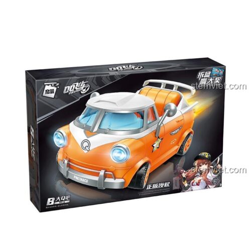 bộ lắp ghép Enlighten, đồ chơi mô hình 74015, xe đua Big Q, cho bé trai 8 tuổi, giá tiết kiệm