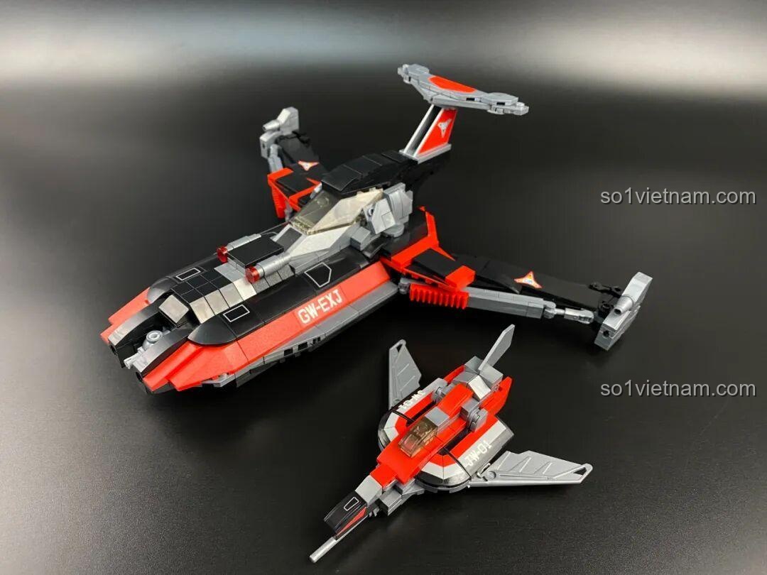 So sánh các mẫu xe Enlighten Ultraman từ phía sau, bao gồm 75039 Delam Patrol Car, chất lượng tốt, đáng tiền.