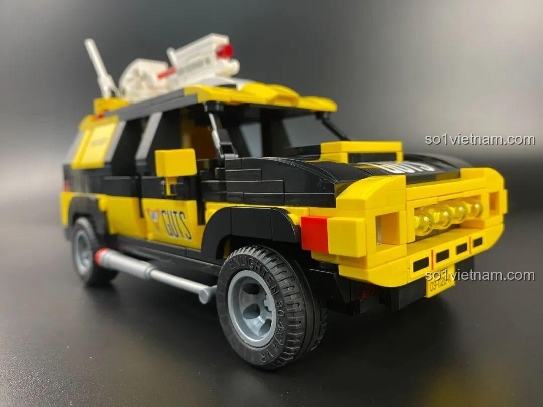Bộ đồ chơi lắp ráp Enlighten 75039 Delam Patrol Car hoàn chỉnh cùng hộp sản phẩm, món quà tuyệt vời cho bé trai 8 tuổi.