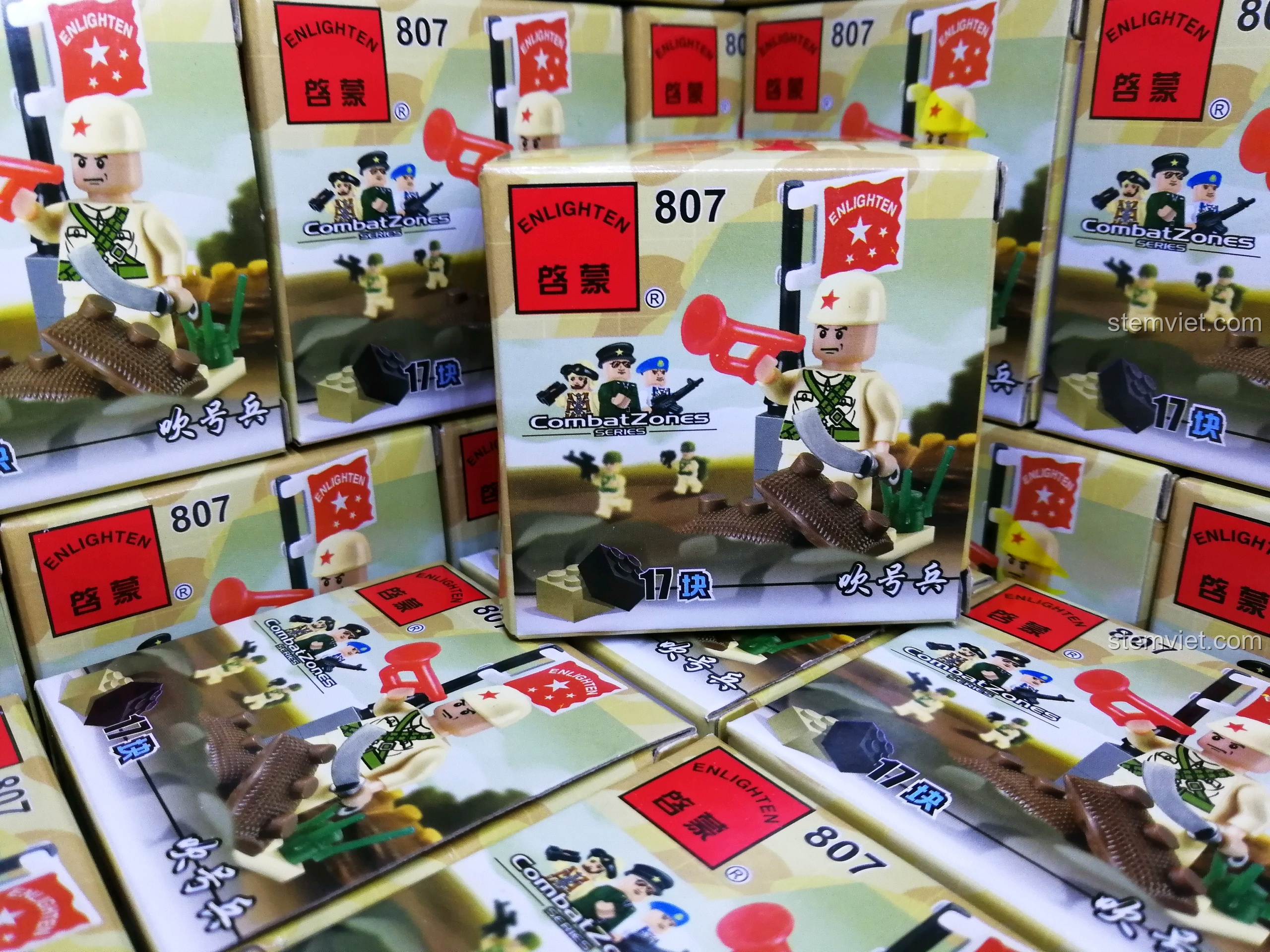 ENLIGHTEN 807 bộ lắp ghép chiến binh thổi kèn