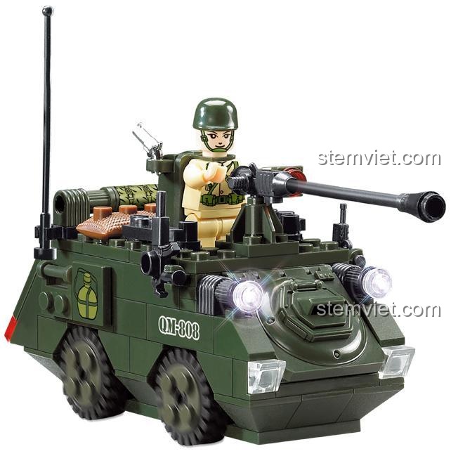 Xe tăng trong bộ lắp ghép quân sự ENLIGHTEN 808 Trạm Kiểm Soát