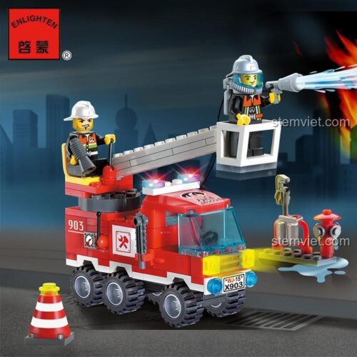 Bộ lắp ghép xe cứu hỏa 903 ENLIGHTEN
