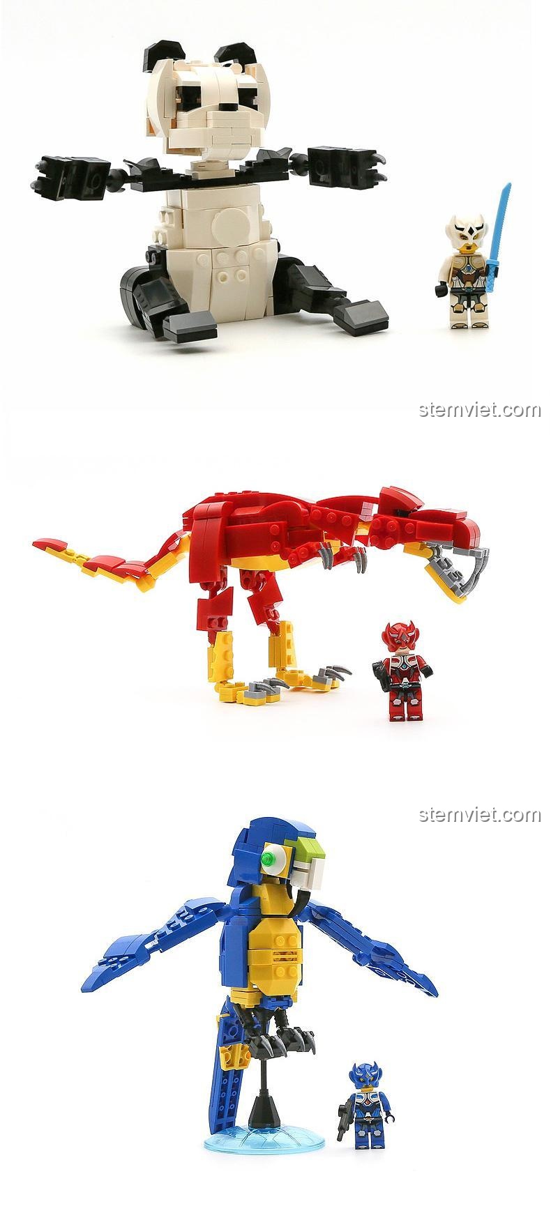Robot Chiến Thần Không Gian 5 trong 1 Enlighten 1403-3 đã lắp ráp, chất lượng cao cho bé trai 6 tuổi.