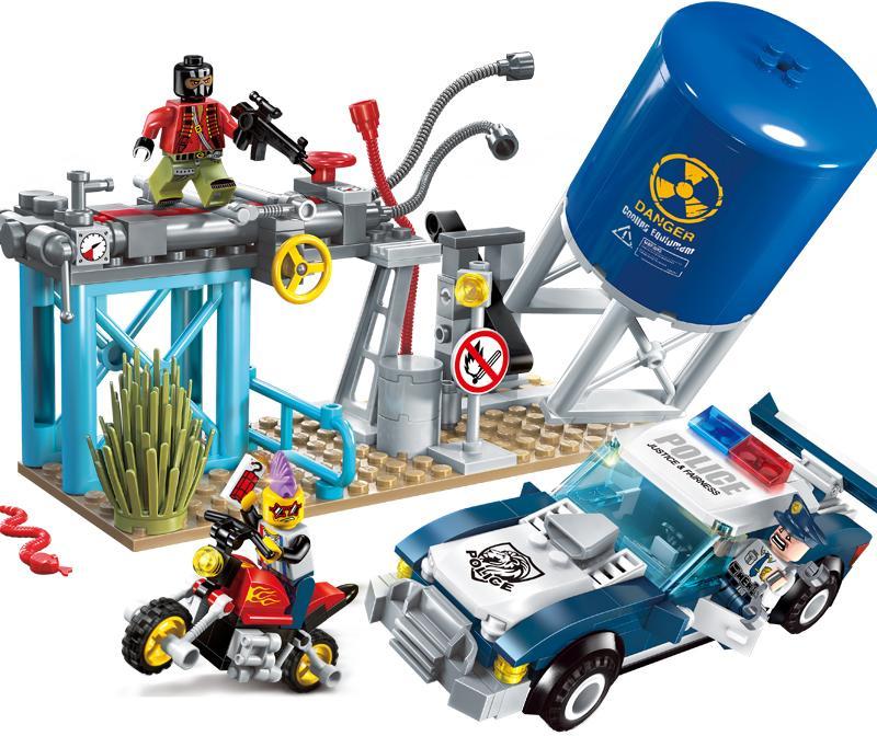 Bộ lắp ghép cảnh sát Enlighten 1913 trận chiến phục kích đầy kịch tính cho bé trai 6 tuổi giá tốt