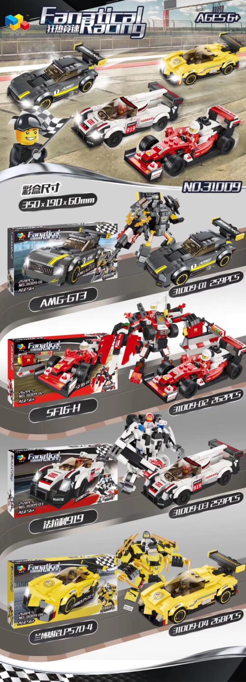 Bộ đồ chơi Fanatical Racing AMG-GT3 259 chi tiết