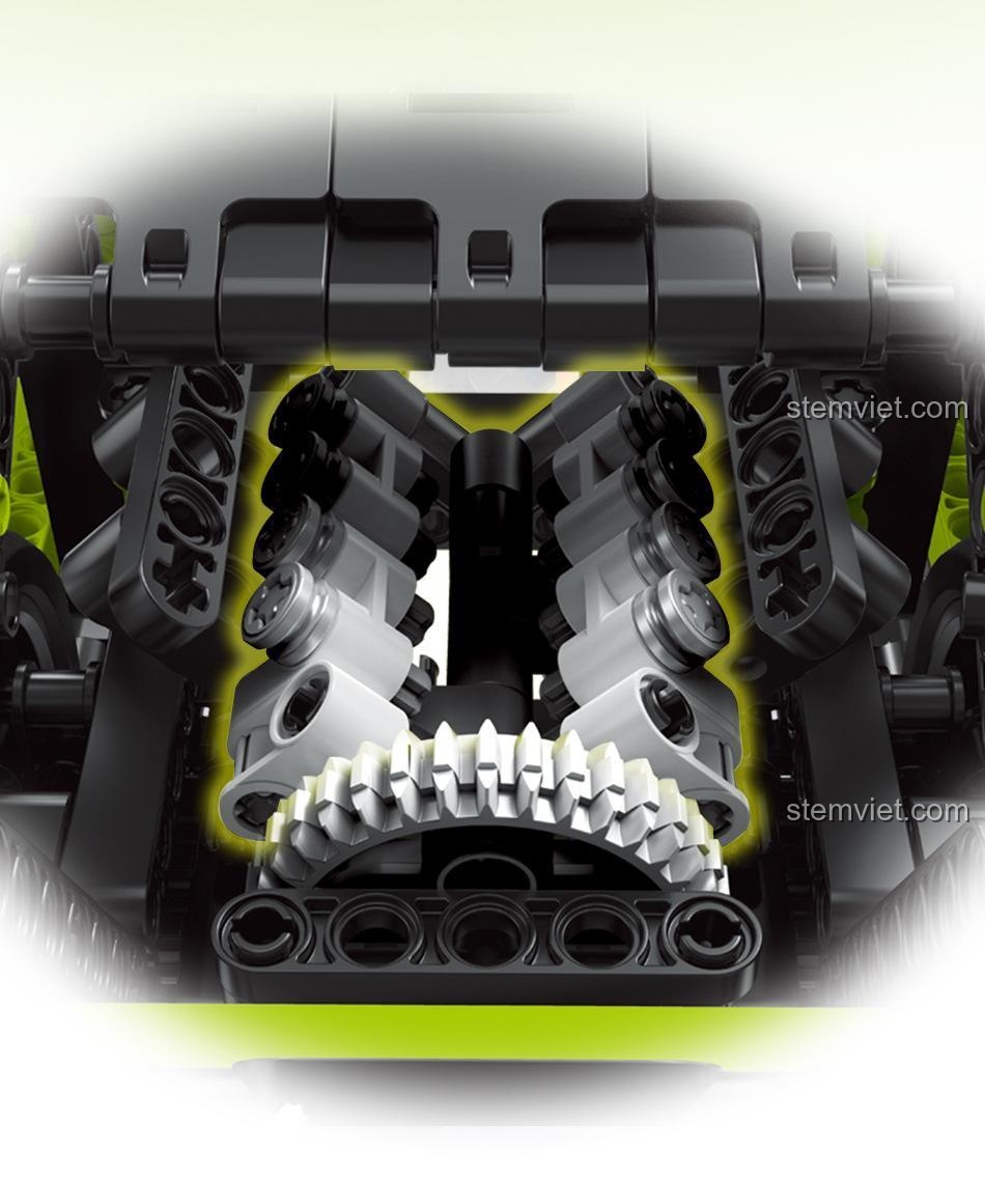 Cửa xe có thể mở của đồ chơi mô hình Feifan F10004 Siêu xe Mercedes-Benz AMG Green Demon