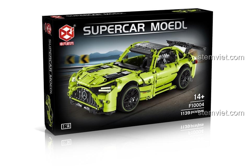 Đồ chơi mô hình Feifan F10004 Siêu xe Mercedes-Benz AMG Green Demon với dẫn động cầu sau và điều khiển APP
