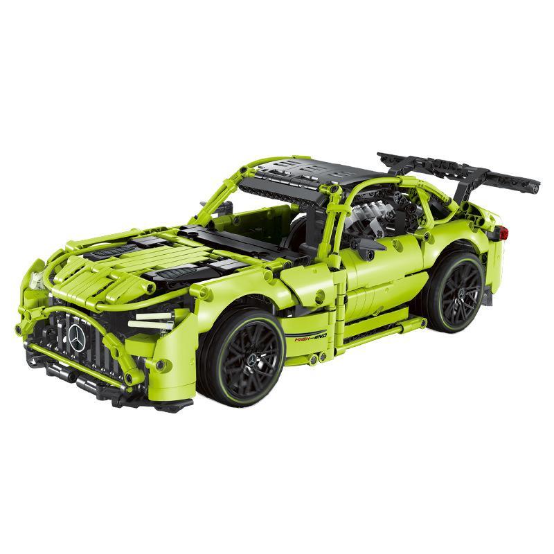 Bộ lắp ghép Siêu xe Mercedes-Benz AMG Green Demon Feifan F10004 đồ chơi mô hình cho con trai 14 tuổi tốc độ đỉnh cao