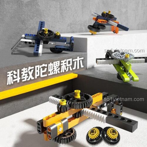 Bộ đồ chơi lắp ghép con quay kỹ thuật Fengda 918-4