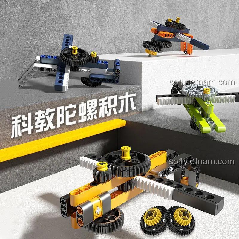 Bộ đồ chơi lắp ghép con quay kỹ thuật Fengda 918-4