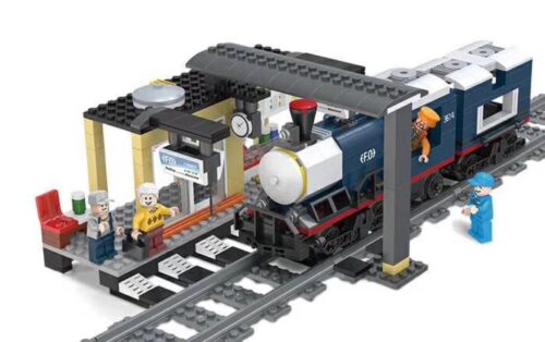 Bộ lắp ráp Tàu hỏa chở khách và Sân ga Forange Block FC3614 với 545 mảnh, đồ chơi cho bé trai 6 tuổi giá rẻ.