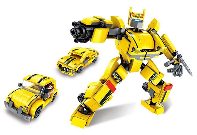 Mô hình Bumblebee biến hình và xe vàng FC1003 Forange