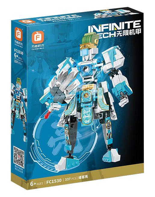 bộ lắp ghép Mô hình Cơ Giáp Gia Cát Lượng Forange FC1530, đồ chơi mô hình cho con trai 6 tuổi, giá tốt, hộp sản phẩm